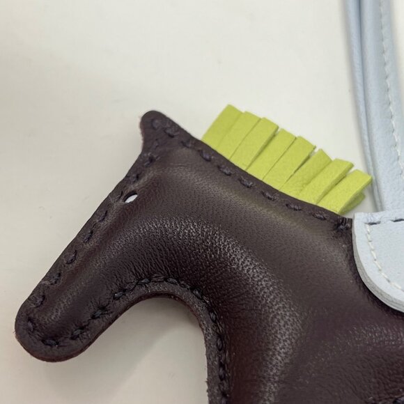 HERMES BNIB Milo Lambskin Rodeo PM Bag Charm - Picture 8 of 11